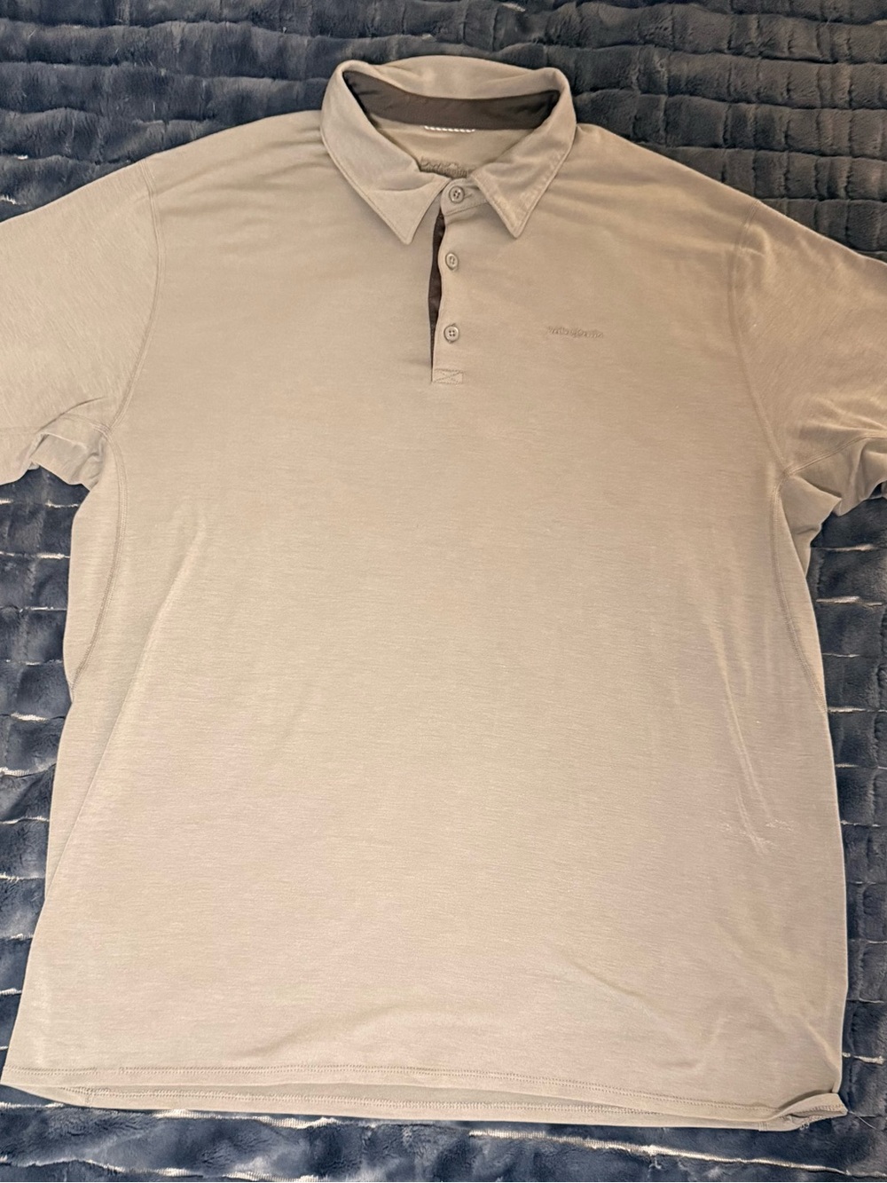 Patagonia Men's Polo Shirt - Light Beige